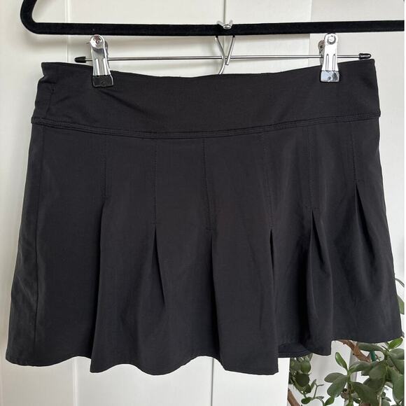 Athleta Women’s Black Get Goin Pleated Athletic Skort, Size S, EUC - Picture 1 of 6